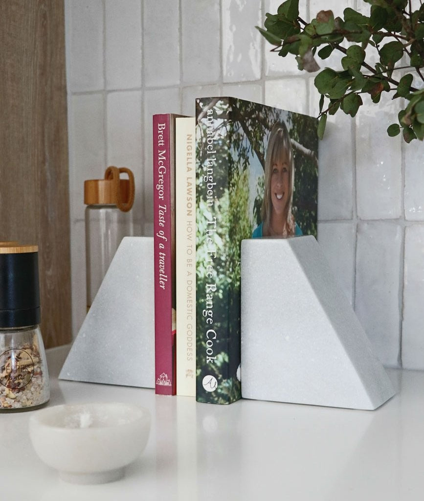 Marble Bookends