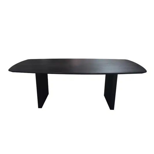 Marley Dining Table, oak dining table, black dining table, 220cm dining table, modern family table