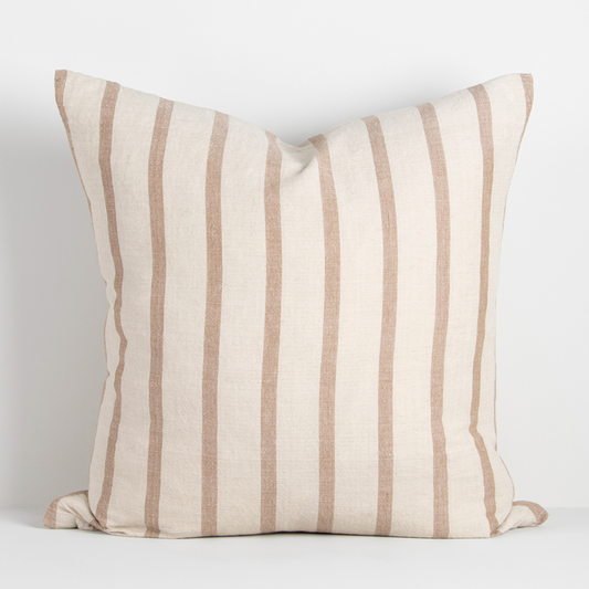 Close-up of texture on Hampton Cushion, highlighting natural fibres – BLACK Concept Store