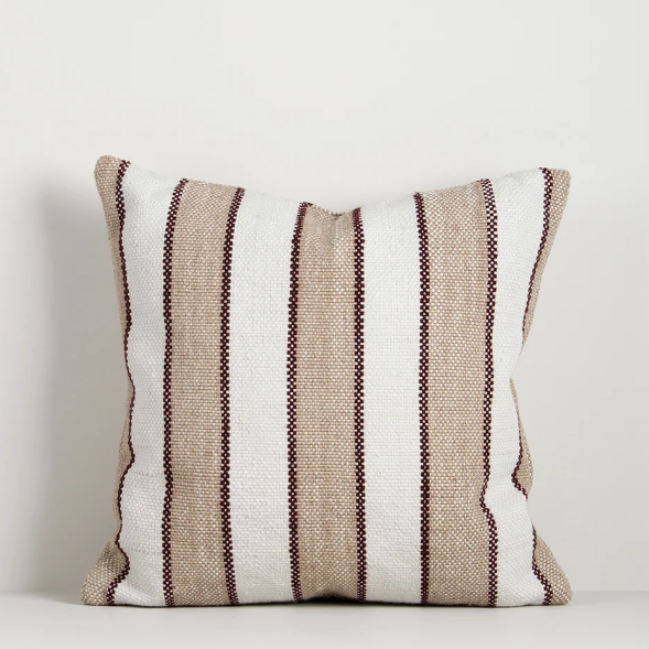 Shop the Baya Tidal Outdoor Cushion at Comber and Comber. A stylish, textured outdoor cushion, perfect for relaxed and contemporary outdoor living.