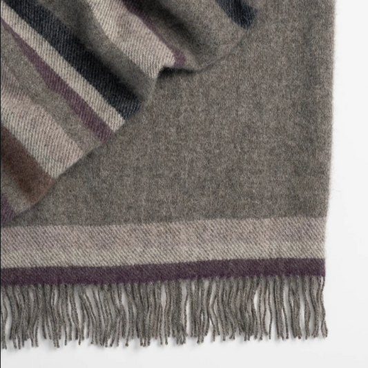 140cm x 240cm Lawrence wool blanket for living spaces