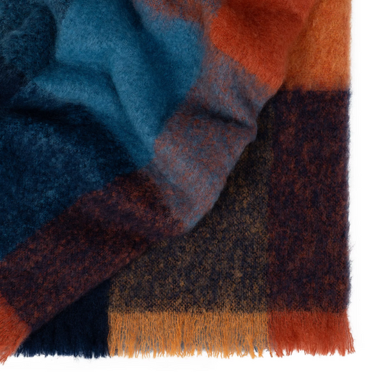 Shop the Westport wool blend throw 130x200cm – New Zealand made with plush brushed texture and tassel fringe, offering warmth, comfort, and timeless style.