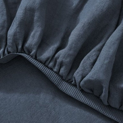 Ravello Linen Sheet - Denim