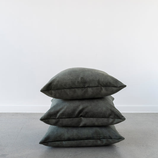 Close-up of textured printed velvet Ava Cushion