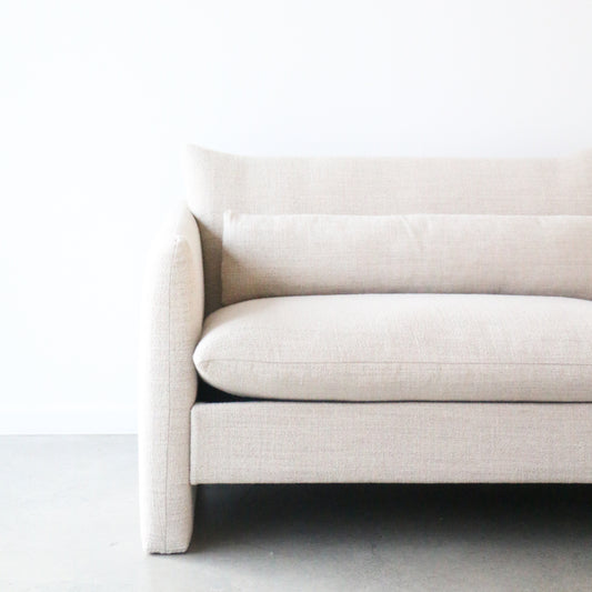 Plush upholstered sofa chair for modern living rooms