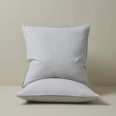 Pair of premium linen pillowcases for luxury bedding