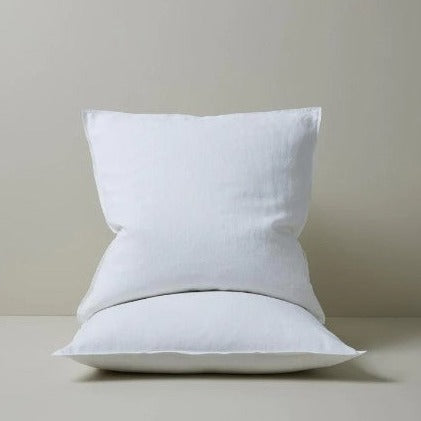 Pair of luxury linen pillowcases for relaxed sleep