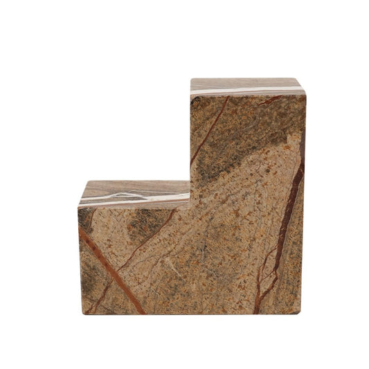 Marble "L" Shape Sculptures