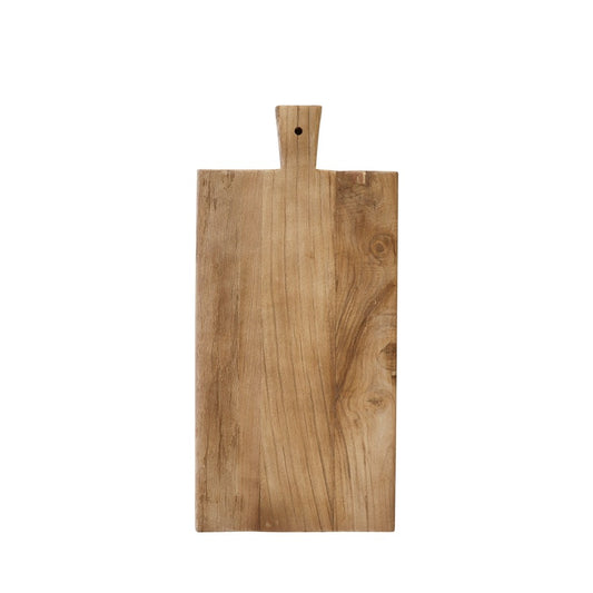Reclaimed elm platter with natural wood knots and variations