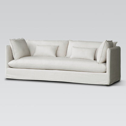Discover the Amsterdam Sofa with linen-look upholstery and loose covers. A relaxed, contemporary sofa designed for comfort, durability, and effortless style.