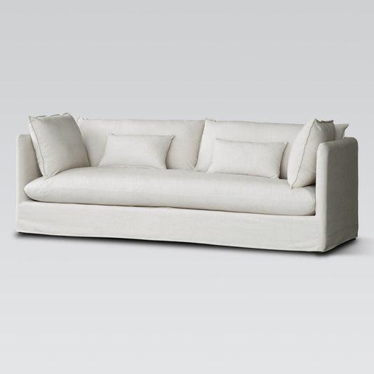 Discover the Amsterdam Sofa with linen-look upholstery and loose covers. A relaxed, contemporary sofa designed for comfort, durability, and effortless style.