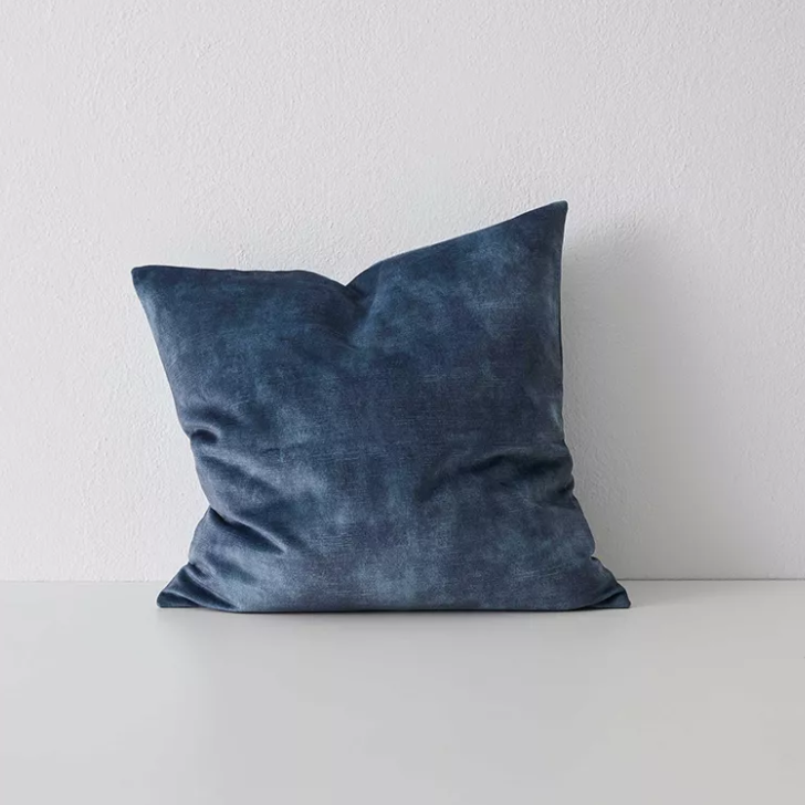 Shop the Ava 50x50cm cushion – a velvet-look design with soft printed texture, offering a versatile, low-maintenance option for modern interiors.