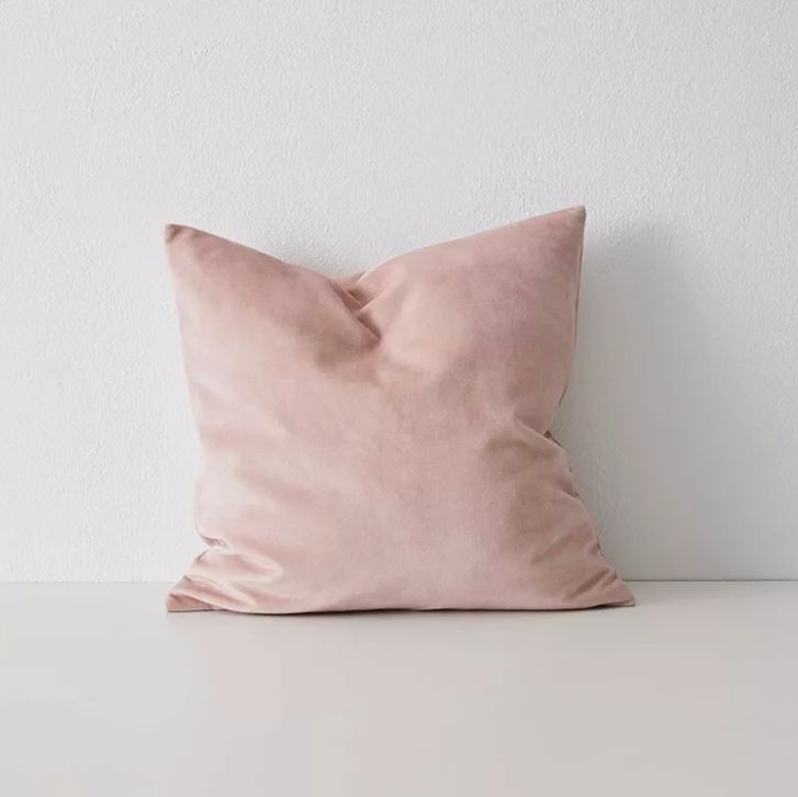 Shop the Ava 50x50cm cushion – a velvet-look design with soft printed texture, offering a versatile, low-maintenance option for modern interiors.
