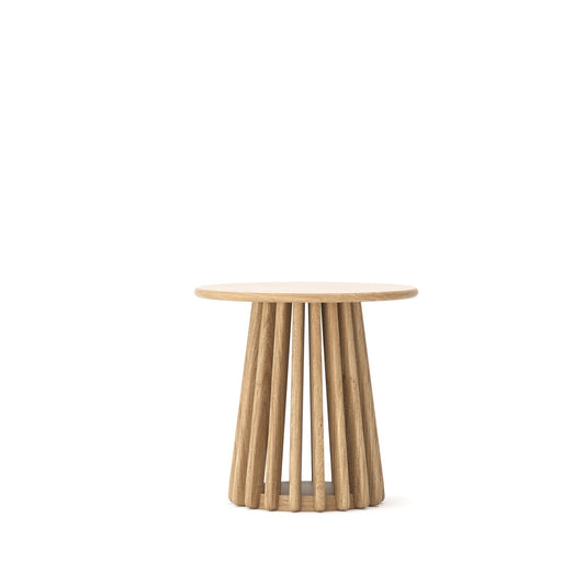 Bur Lamp Table