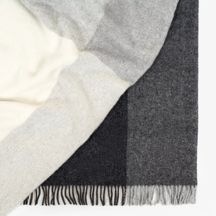 Shop the Bayswater wool throw 150x240cm – a luxurious, generously sized New Zealand wool throw with a large check design, thick warmth, and thoughtful gifting option.