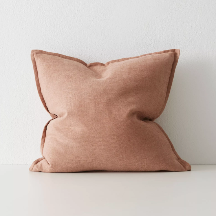 Shop the Fiore 50x50cm and 40x60cm lumbar cushions – linen-blend chenille with vintage-inspired sheen, providing texture and classic elegance for any interior.