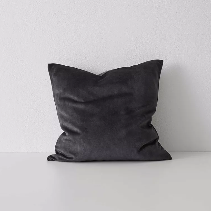 Shop the Ava 50x50cm cushion – a velvet-look design with soft printed texture, offering a versatile, low-maintenance option for modern interiors.
