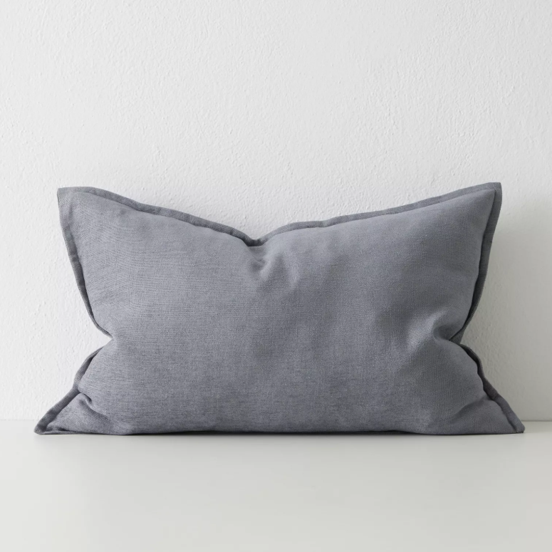 Shop the Fiore 50x50cm and 40x60cm lumbar cushions – linen-blend chenille with vintage-inspired sheen, providing texture and classic elegance for any interior.