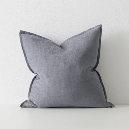 Shop the Fiore 50x50cm and 40x60cm lumbar cushions – linen-blend chenille with vintage-inspired sheen, providing texture and classic elegance for any interior.
