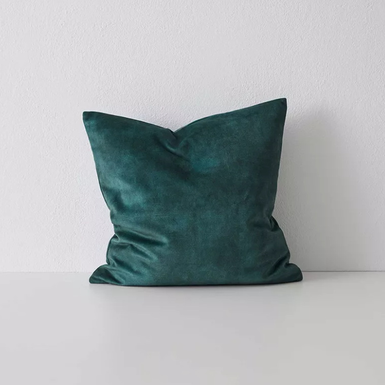 Shop the Ava 50x50cm cushion – a velvet-look design with soft printed texture, offering a versatile, low-maintenance option for modern interiors.