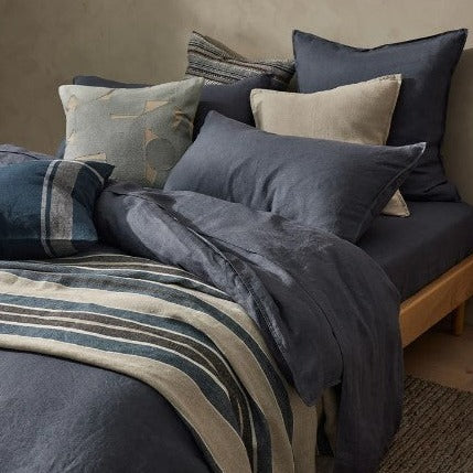 Ravello Linen Sheet - Denim