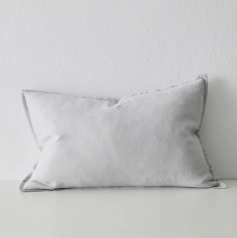 Shop the Fiore 50x50cm and 40x60cm lumbar cushions – linen-blend chenille with vintage-inspired sheen, providing texture and classic elegance for any interior.