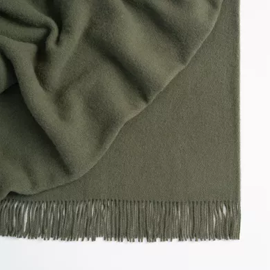 Thick and warm Nevis NZ wool throw for home comfort