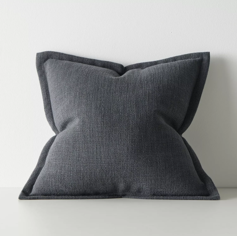 Shop the Figlio 50x50cm cushion – a chunky woven linen-look design with feature flange, perfect for layered styling or as a statement accent in your home.