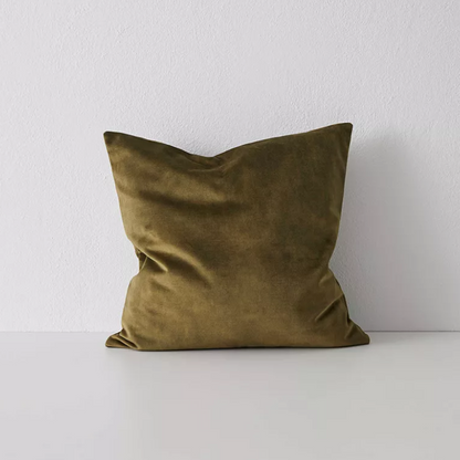 Shop the Ava 50x50cm cushion – a velvet-look design with soft printed texture, offering a versatile, low-maintenance option for modern interiors.