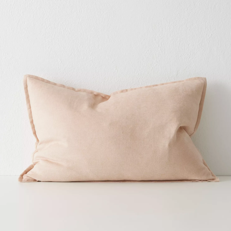Shop the Fiore 50x50cm and 40x60cm lumbar cushions – linen-blend chenille with vintage-inspired sheen, providing texture and classic elegance for any interior.