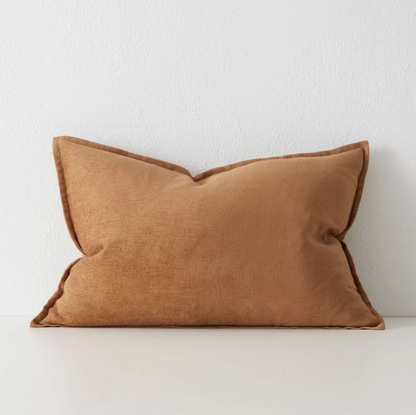 Shop the Fiore 50x50cm and 40x60cm lumbar cushions – linen-blend chenille with vintage-inspired sheen, providing texture and classic elegance for any interior.