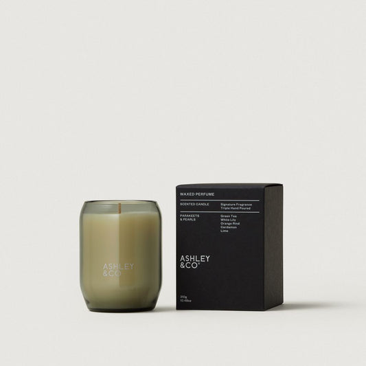 Hand-poured natural wax candle