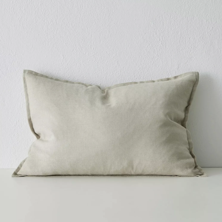 Shop the Fiore 50x50cm and 40x60cm lumbar cushions – linen-blend chenille with vintage-inspired sheen, providing texture and classic elegance for any interior.
