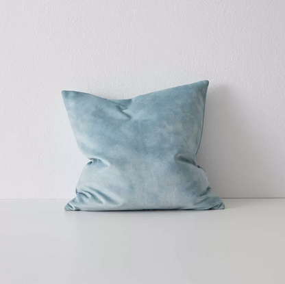 Shop the Ava 50x50cm cushion – a velvet-look design with soft printed texture, offering a versatile, low-maintenance option for modern interiors.