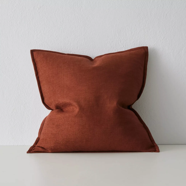 Shop the Fiore 50x50cm and 40x60cm lumbar cushions – linen-blend chenille with vintage-inspired sheen, providing texture and classic elegance for any interior.