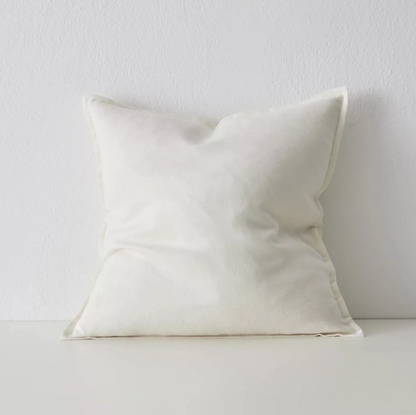 Shop the Fiore 50x50cm and 40x60cm lumbar cushions – linen-blend chenille with vintage-inspired sheen, providing texture and classic elegance for any interior.