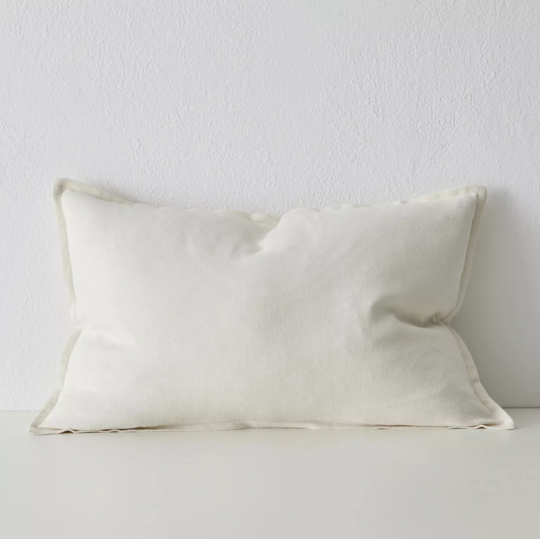 Shop the Fiore 50x50cm and 40x60cm lumbar cushions – linen-blend chenille with vintage-inspired sheen, providing texture and classic elegance for any interior.
