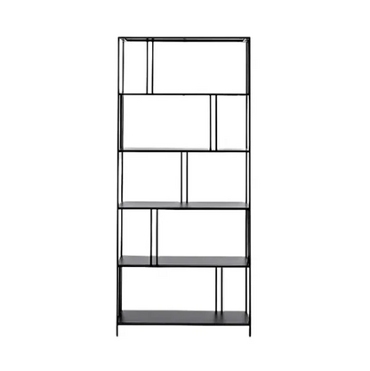 Steel Lorenzo Bookshelf used as a decorative display unit