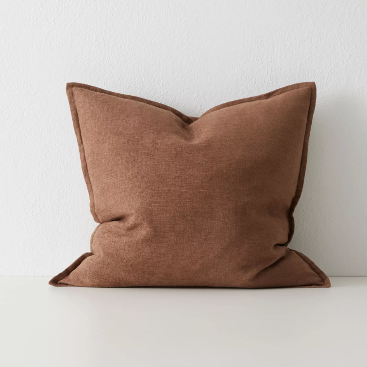 Shop the Fiore 50x50cm and 40x60cm lumbar cushions – linen-blend chenille with vintage-inspired sheen, providing texture and classic elegance for any interior.