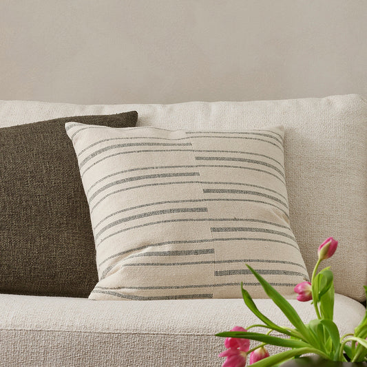 Striped cushion christchurch homewares