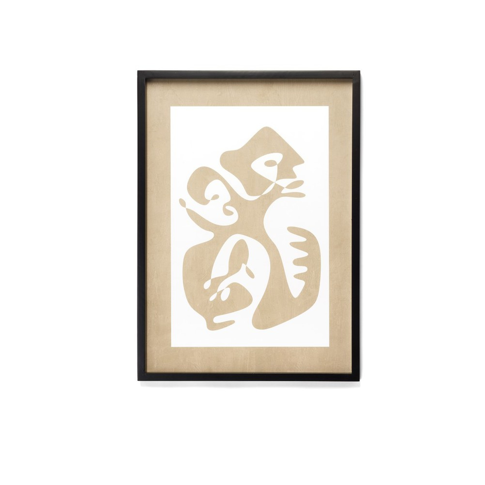 Modern abstract artwork in 71x51cm frame