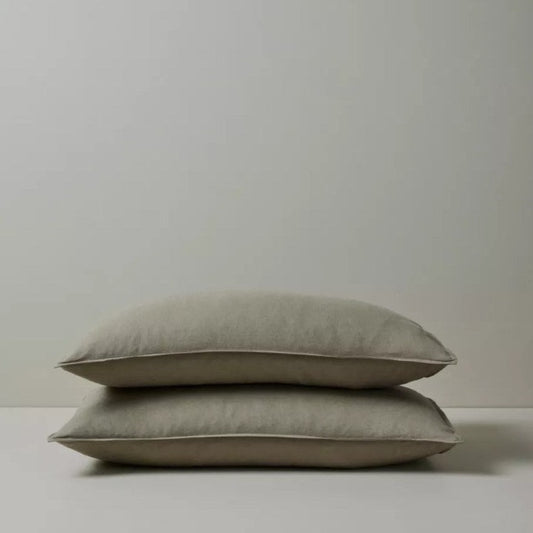 Ravello Linen Pillowcase - Caper
