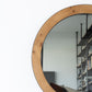 Round Wooden Mirror