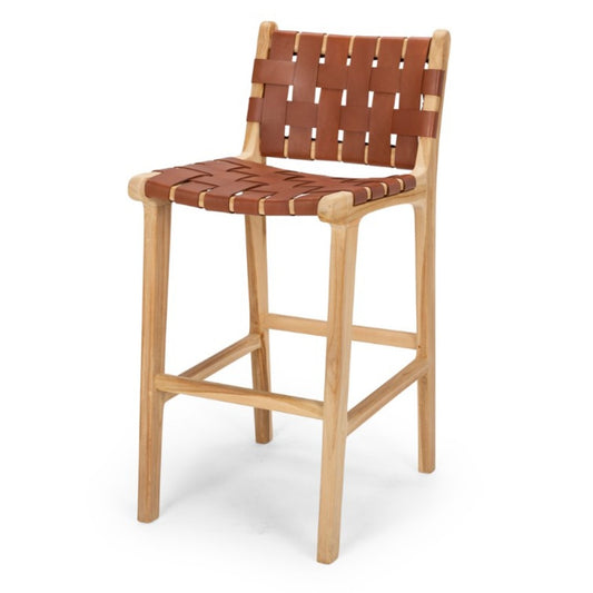 Indo Highback Bar Stool