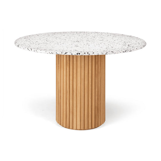 Terrazzo Round Dining Table - Natural